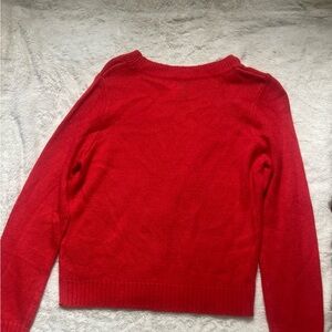 H&M Vibrant Red Crew Neck Sweater